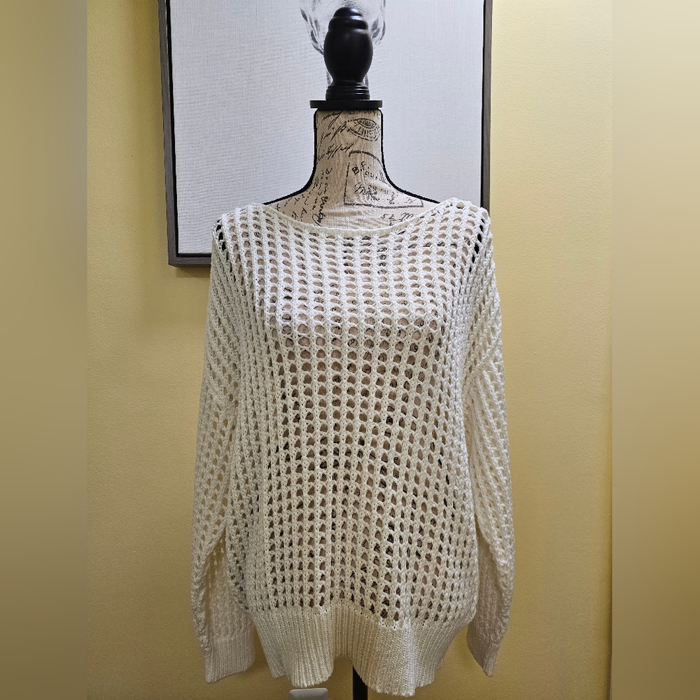Dear John Open Knit Sweater - Picture 1 of 12